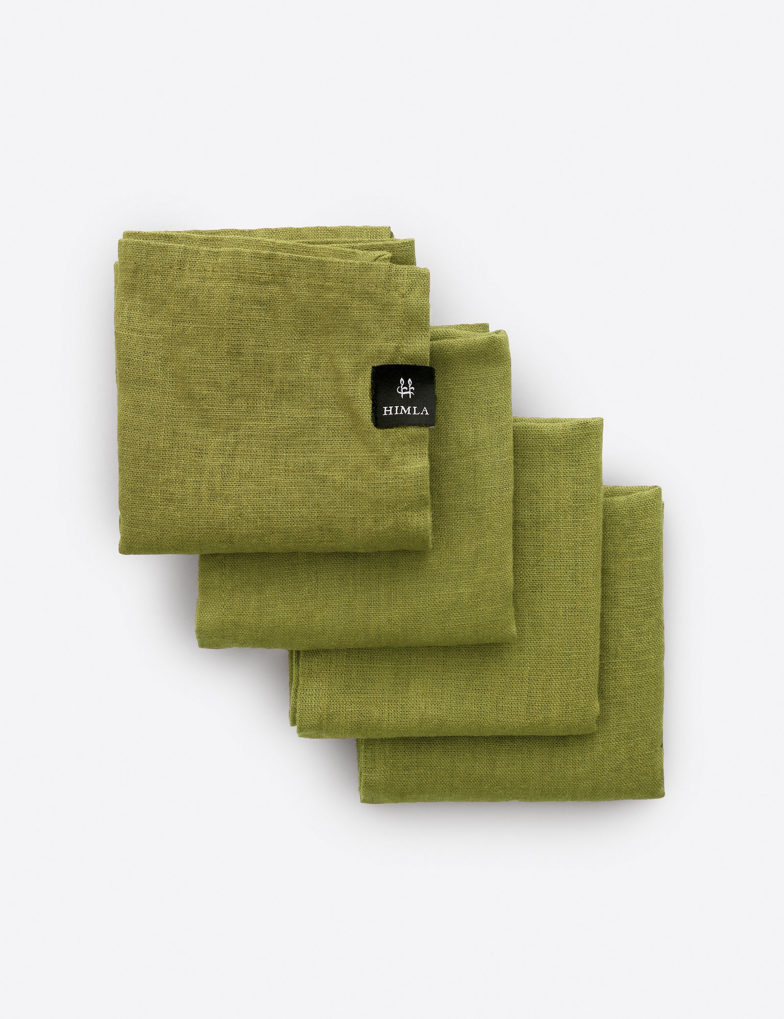 Sunshine Linneservett Greenery 4-pack | HIMLA