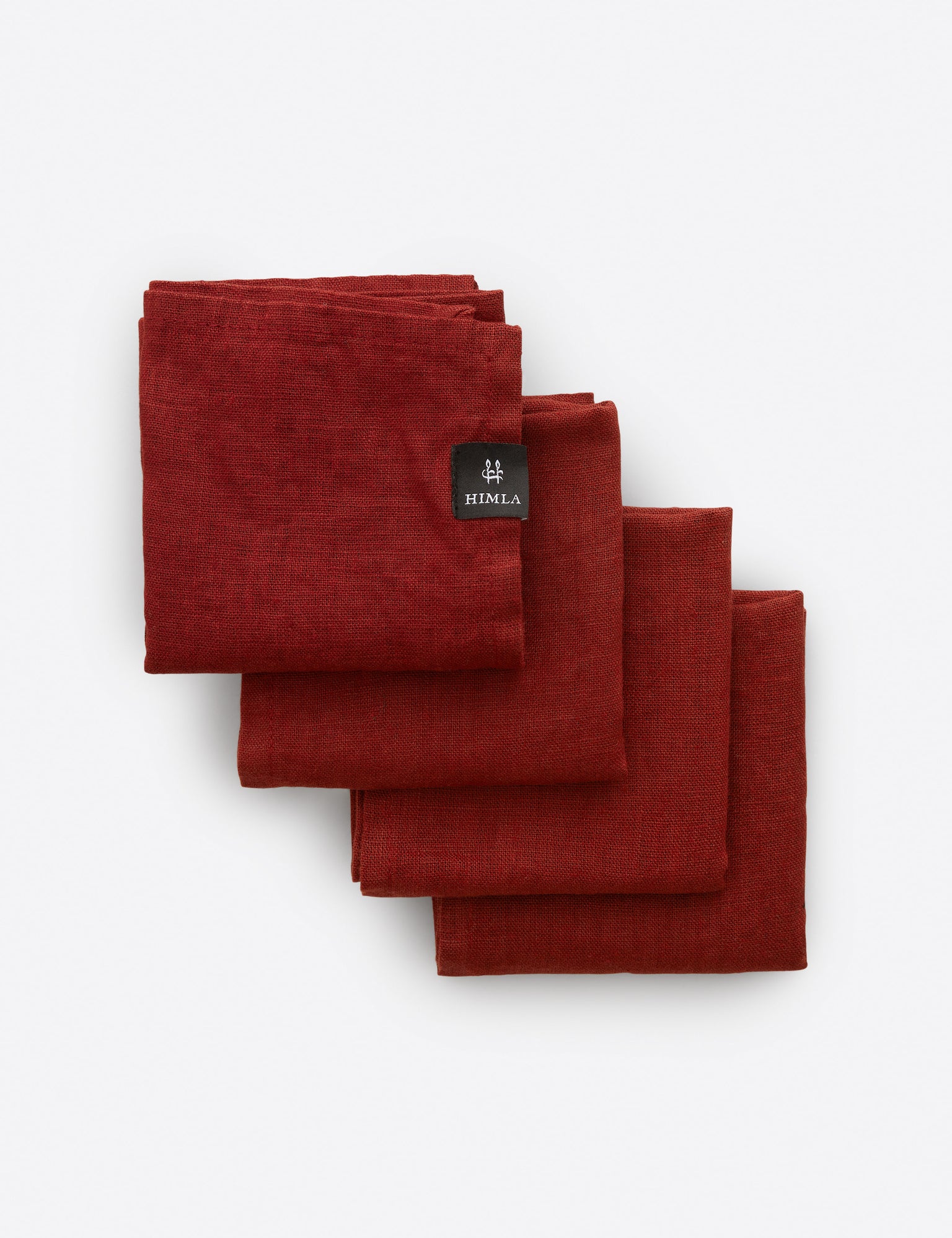 Sunshine Linneservett Lingonberry 4-pack | HIMLA