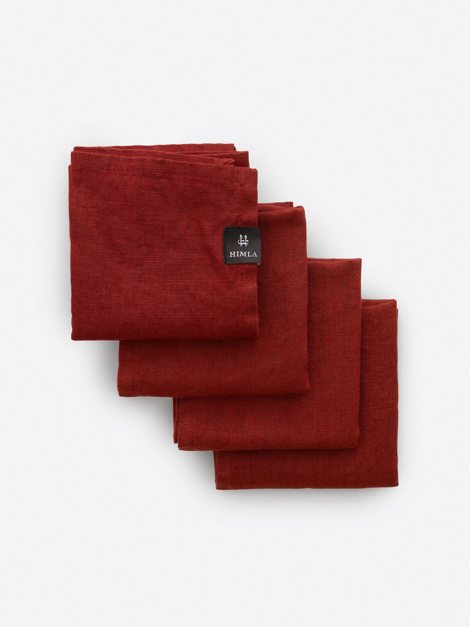 Sunshine Linneservett Lingonberry 4-pack | HIMLA