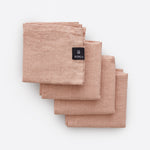 Sunshine Linneservett Nude 4-pack | HIMLA