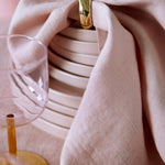 Sunshine Linneservett Nude 4-pack | HIMLA