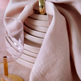 Sunshine Linneservett Nude 4-pack | HIMLA