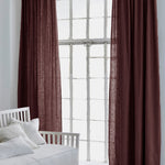 Sunshine Måttbeställd Gardin Burgundy | HIMLA