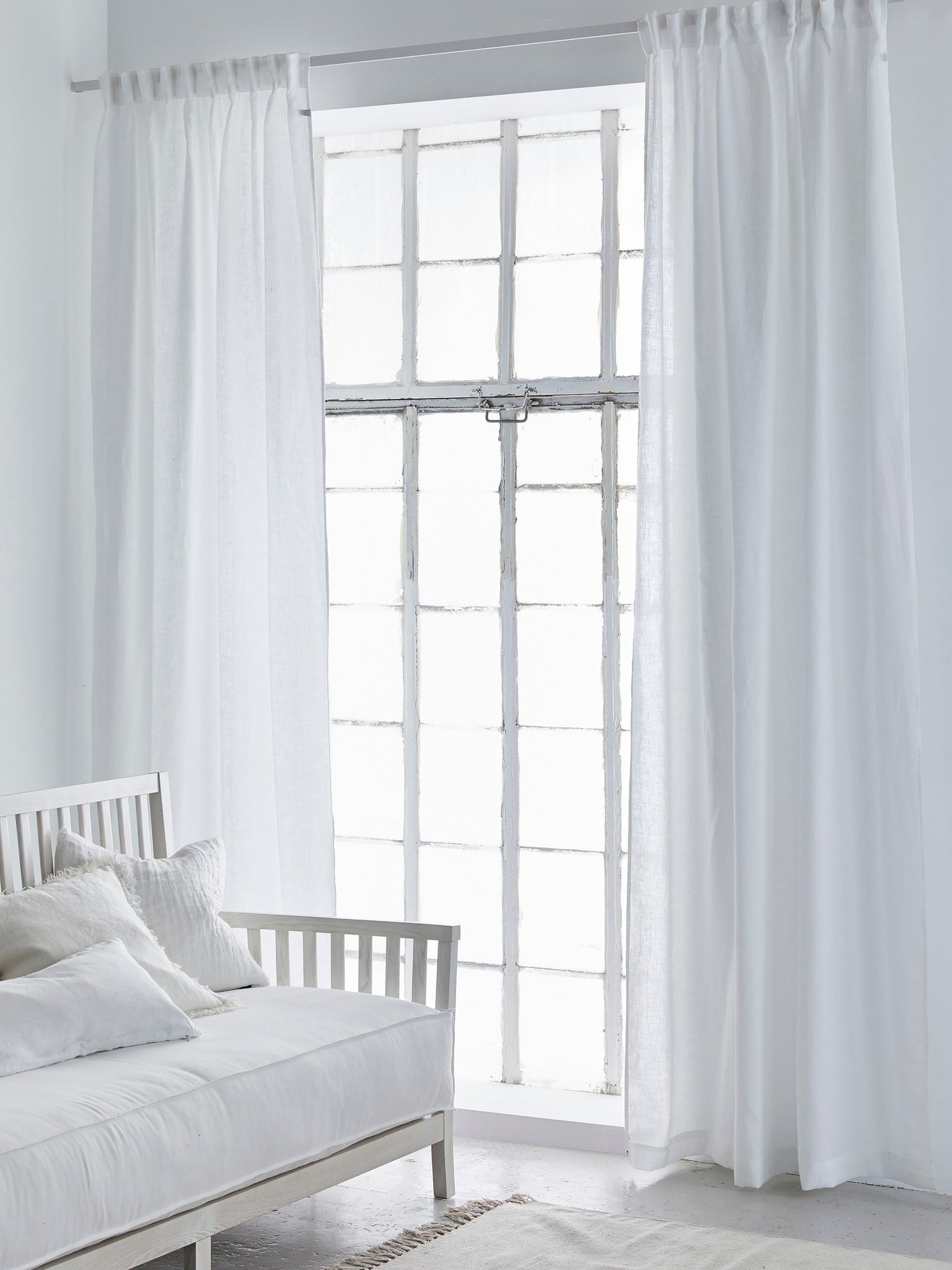 Sunshine Måttbeställd Gardin White | HIMLA