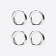 Vasa Servettring Silver 4-pack | HIMLA