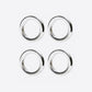 Vasa Servettring Silver 4-pack | HIMLA