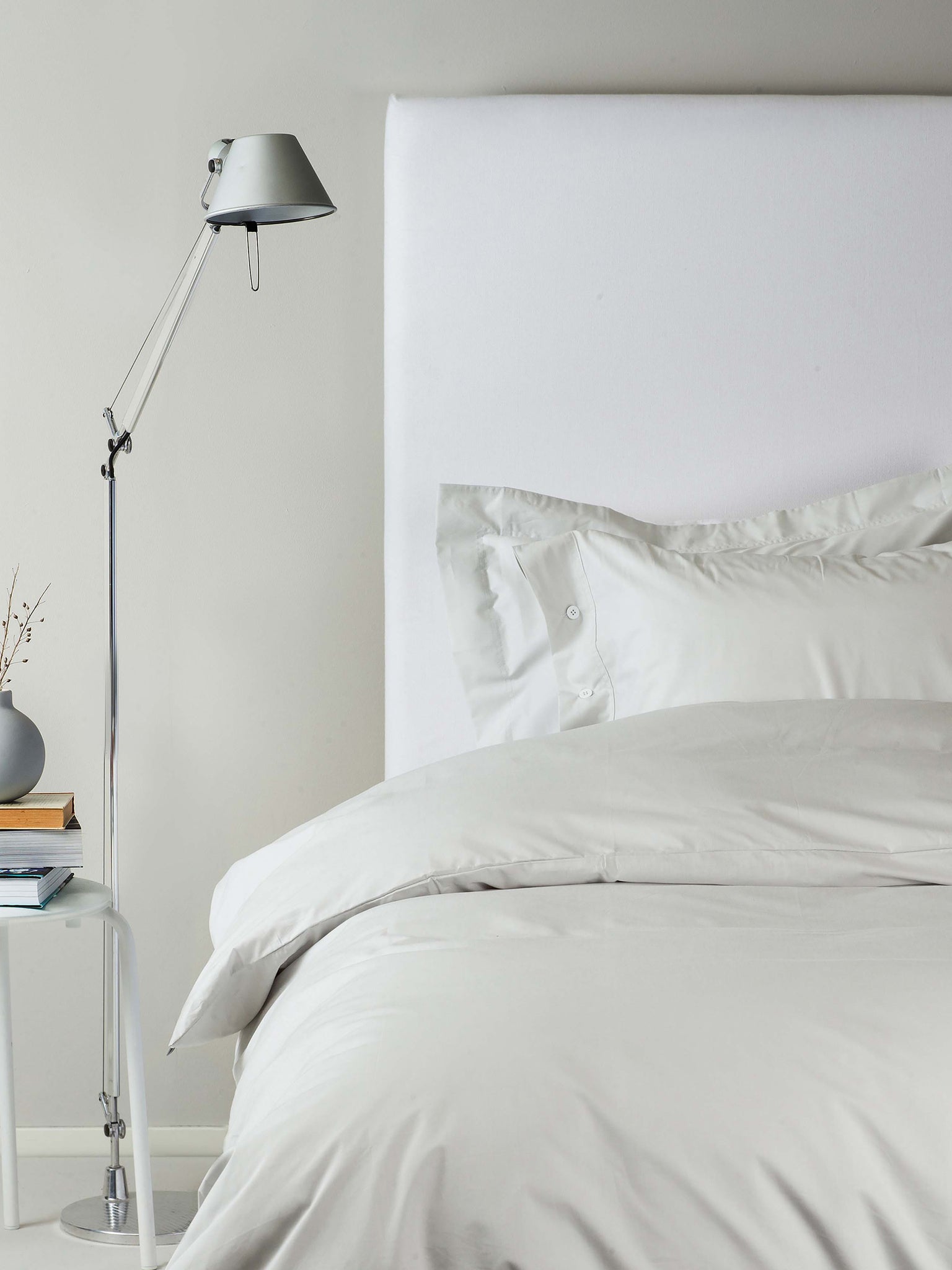 Weeknight Måttbeställt Sänggavelöverdrag White | HIMLA